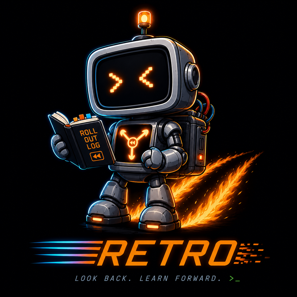 retro logo